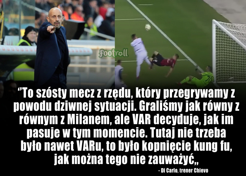 Trener Chievo OSTRO o golu Piątka!